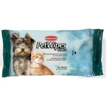 Очищающие влажные салфетки Padovan Pet Wipes Talco с ароматом тальку 40 шт (PP00464): Тип средства Салфетки
