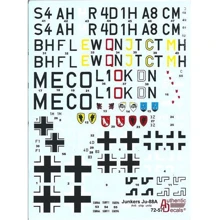 Декаль Authentic Decals для Юнкерс Ju 88 AD7257: Виробник Authentic Decals