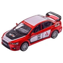 Машинка металлическая Автопром Mitsubishi Lancer Evolution красная (68410): Тип Готовая модель