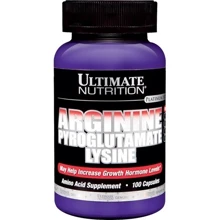 Амінокислота для спорту Ultimate Nutrition Arginine Pyroglutamate Lysine 100 caps: Смак Без смаку