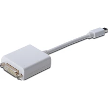 Адаптер Digitus Adapter ASSMANN Mini Display port to DVI AM/AF 15cm White (AK-340406-001-W): Колір білий