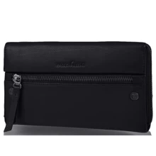 Мужская сумка борсетка Wanlima черная (W91015110148-black): Пол Мужской