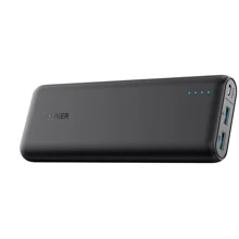 Внешний аккумулятор ANKER Power Bank PowerCore Speed with QC3.0 20000mAh Black (A1278H11): Количество USB 2