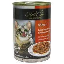 Влажный корм Edel Cat для котов три вида мяса птицы 400 g (4003024173046): Тип Влажный корм