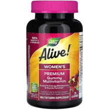 Nature's Way, Alive! Women's Vitamins Мультивитамины для женщин 75 жевательных конфет ягодный вкус: Производитель Nature's Way