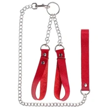 Наручники с поводком Gentle Hold, red: Производитель sLash