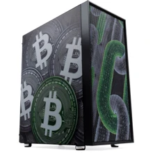 Корпус Vinga Pillar Black Bitcoin (01230011783): Форм-фактор материнской платы ATX/MicroATX/Mini-ITX