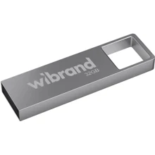 USB-флешка Wibrand 32Gb Shark USB 2.0 Silver (WI2.0/SH32U4S): Стандарт USB USB 2.0