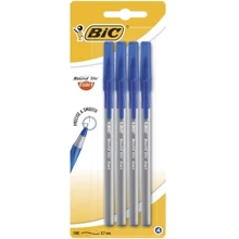 Ручки шариковые BIC Round Stic Exact 4шт синяя (3086123408067): Тип Шариковые