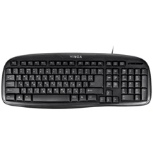 Клавиатура Vinga KB500BK: Подключение проводное