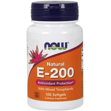 Now Foods E-200, 100 Softgels: Тип Витамин E