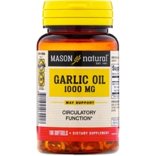 Mason Natural Garlic Oil 1000 mg Чесночное масло 100 капсул: Форма выпуска Капсулы