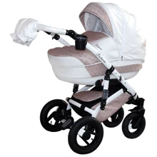Универсальная коляска Aneco Futura Ecco 3 White/beige: Тип коляски универсальная коляска (2-в-1)