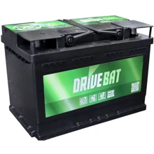 Автомобильный аккумулятор DRIVEBAT 6СТ-75: Ёмкость, Ач 75