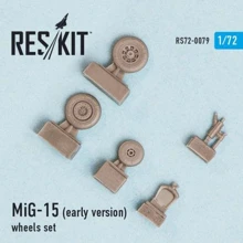 Смоляні колеса RESKIT для літака МіГ-15, ранній RS72-0079: Виробник RESKIT