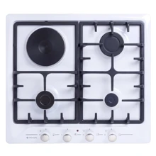 Варочная поверхность газовая Minola MKM 63024 WH: Расположение панели спереди
