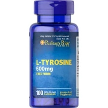 Puritan's Pride L-Tyrosine 500 mg Л-Тирозин 100 капсул: Тип Тирозин