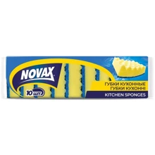 Губки Novax кухонні великі 10 шт (4823058333632): Вид Губки