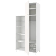 Гардероб 2-дверный ІКЕА PLATSA 120х57х251 см (294.243.48): undefined undefined