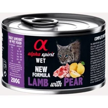Влажный корм Alpha Spirit для взрослых котов Cat Lamb with Pear с ягнятиной и грушами 200 г (as969015): Тип Влажный корм