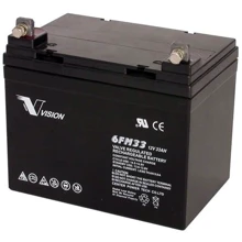 Аккумуляторная батарея Vision FM, 12V, 33Ah, AGM: Тип AGM