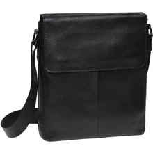 Чоловіча сумка планшет Borsa Leather чорна (K18168-black): Стать Чоловік