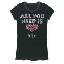 Футболка ROCK OFF "All You Need Is Love" жіноча М (BEATTEE80LB02): undefined undefined