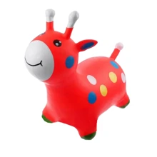 Детский прыгун Bambi Жираф BT-RJ-0077 резиновый (Red): Цвет красный