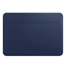 WIWU Skin Pro 2 Leather Sleeve Navy Blue for MacBook Pro 14" M4 | M3 | M2 | M1: Цвет Синий (Blue)