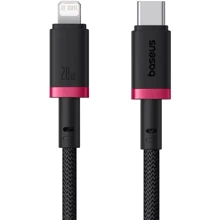 Кабель Baseus Cable USB-C to Lightning Dura Series 20W 2m Black/Red (P10377800U01-03): Тип USB-C - Lightning