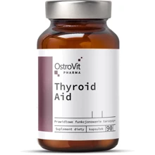 OstroVit Pharma Thyroid Aid L-тирозин Поддержка щитовидной железы тирозин 90 капсул: Форма выпуска Капсулы