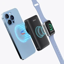 Внешний аккумулятор iWalk Power Bank 10000mAh Mag-X Black (HBT001-001A-ES): Количество USB 1