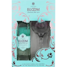 Джин Bloom London Dry у подарунковій упаковці з келихом 40% 0.7 л (EV5010296003666): Об'єм, л 0.7
