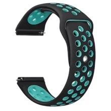 Ремешок Becover Sport Band Vents Style Black-Blue for Samsung Galaxy Watch 46mm / Watch 3 45mm / Gear S3 Classic / Gear S3 Frontier (705782): Цвет голубой