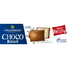 Шоколад Millennium Choco Biscuit Асорті з печивом 132 г (4820075507787): Вага, г 132