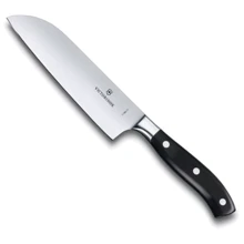 Кухонный нож Victorinox Forged Santoku Grand Maitre 17см черный (7.7303.17G): Лезвие нержавеющая сталь