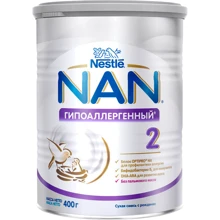 Суміш Nestle NAN 2 Гіпоалергенна суха молочна для дітей з 6 місяців 400 г (7613031251742): Тип Суміші молочні