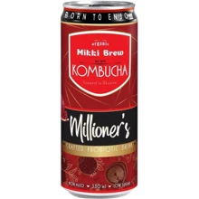 Напиток безалкогольный слабогазированый Mikki Brew комбуча Millioner’s 0.33 л (14820183001846): Объем, л 0.33