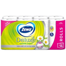 Zewa Deluxe Camomile Comfort Туалетний папір Ромашка тришарова біла 16 шт.: Класифікація Мас-маркет