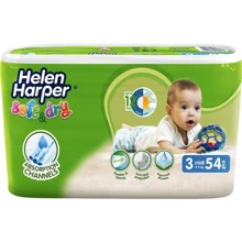 Helen Harper підгузники дитячі Soft & Dry 3 (4-9кг) 54 шт Midi: Тип Підгузки