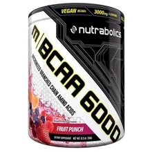 Аминокислота для спорта Nutrabolics mBCAA 6000 240 g /30 servings/ Fruit Punch: Вкус Фруктовый пунш