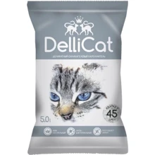 Наповнювач DelliCat Grey силікагелевий для котячого туалету з ароматом квітів 5.0л/6 (SGL026): Вид Силикагелевый
