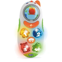 Іграшка двомовна Chicco "Мобільний телефон", рос.-англ. (71408.00.18): Вік від 6-ти місяців