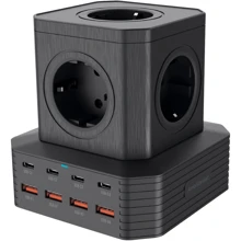 Зарядний пристрій ArmorStandart Wall Charger Resolute Power ARP-544 100W GaN 2m Black (ARM73177): Особливості USB-C, Швидка зарядка, Power Delivery (PD)