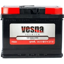 Vesna 6СТ-66 АзЕ Premium Euro (415 266): Ёмкость, Ач 66