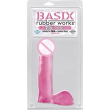 Фаллоимитатор Basix Dong, 19x4 см, розовый: Назначение Вагинальные