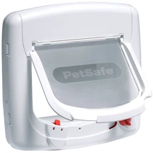 Дверца PetSafe Staywell для котов до 7 кг с программным ключом белая 25.2х24.1 см: undefined undefined