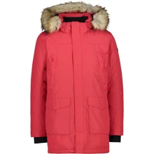 Парка CMP Man Parka Detachable Hood (31K2997-C929) 48 червона зима з капюшоном зі штучним хутром: Вид Парки