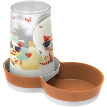 Годівниця-поїлка для кішок Moderna Tasty Large Indy&Louis 1.5 л Карамель 28x16x21 см (58971): Тип Кормушки