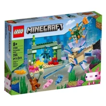 Конструктор LEGO Minecraft Битва зі вартовим 255 деталей (21180): Серія MINECRAFT